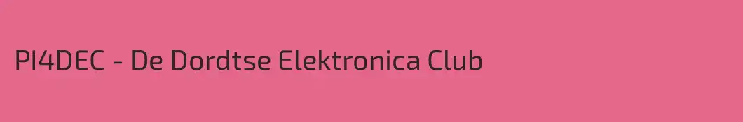 PI4DEC - De Dordtse Elektronica Club